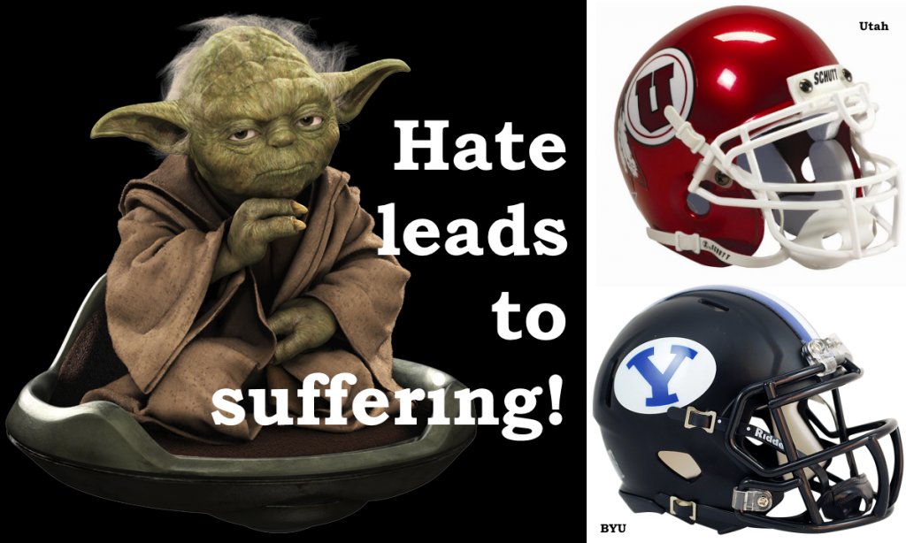 Byu vs Utah - Hate leads to suffering